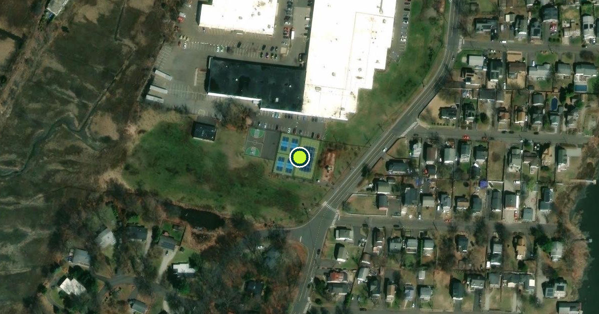 Satellite view of Norwalk Pickleball Courts