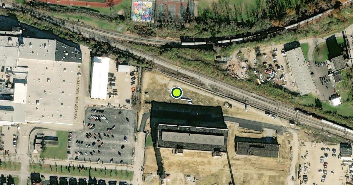 Satellite view of Norwood Pickleball Courts