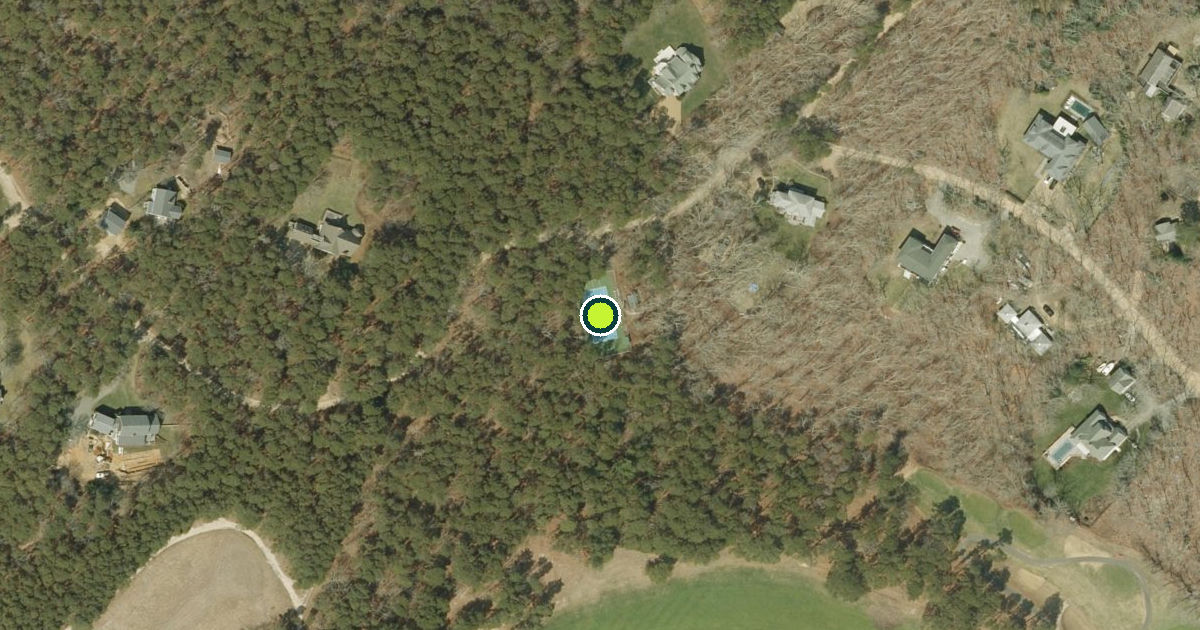 Satellite view of Oak Bluffs Pickleball Courts