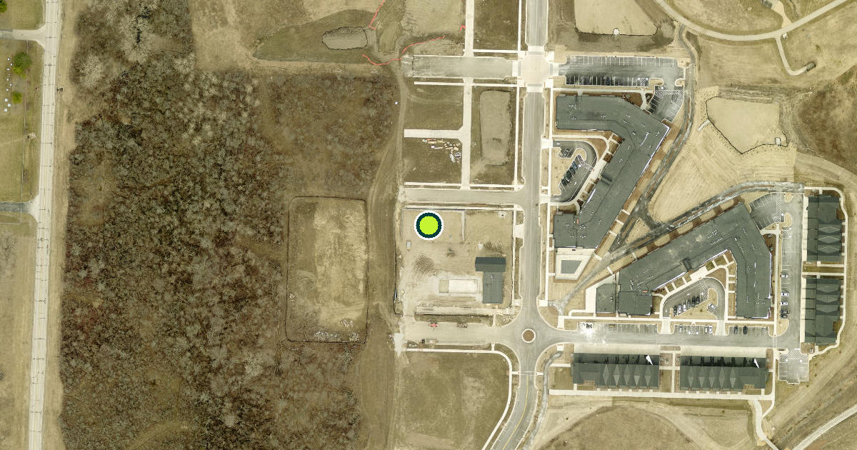 Satellite view of Oak Creek Pickleball Courts