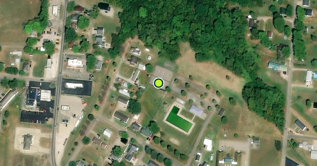 Satellite view of Oak Hill Pickleball Courts