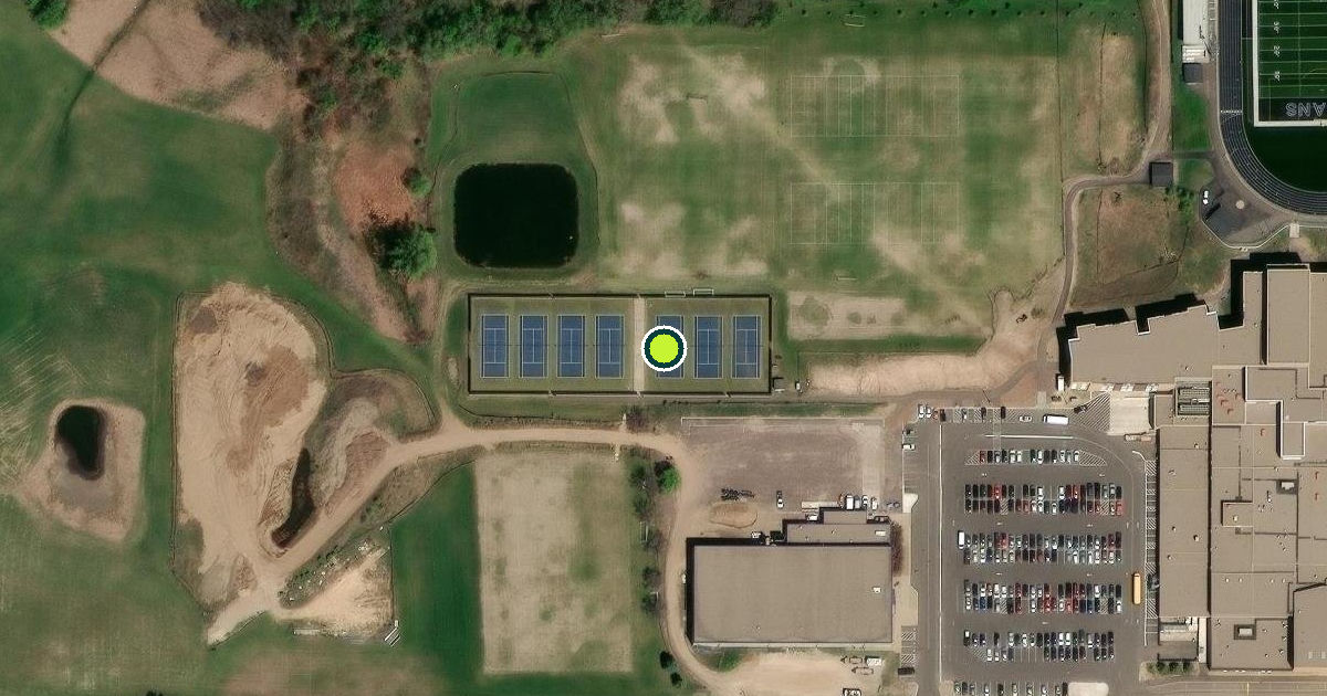 Satellite view of Oakdale Pickleball Courts