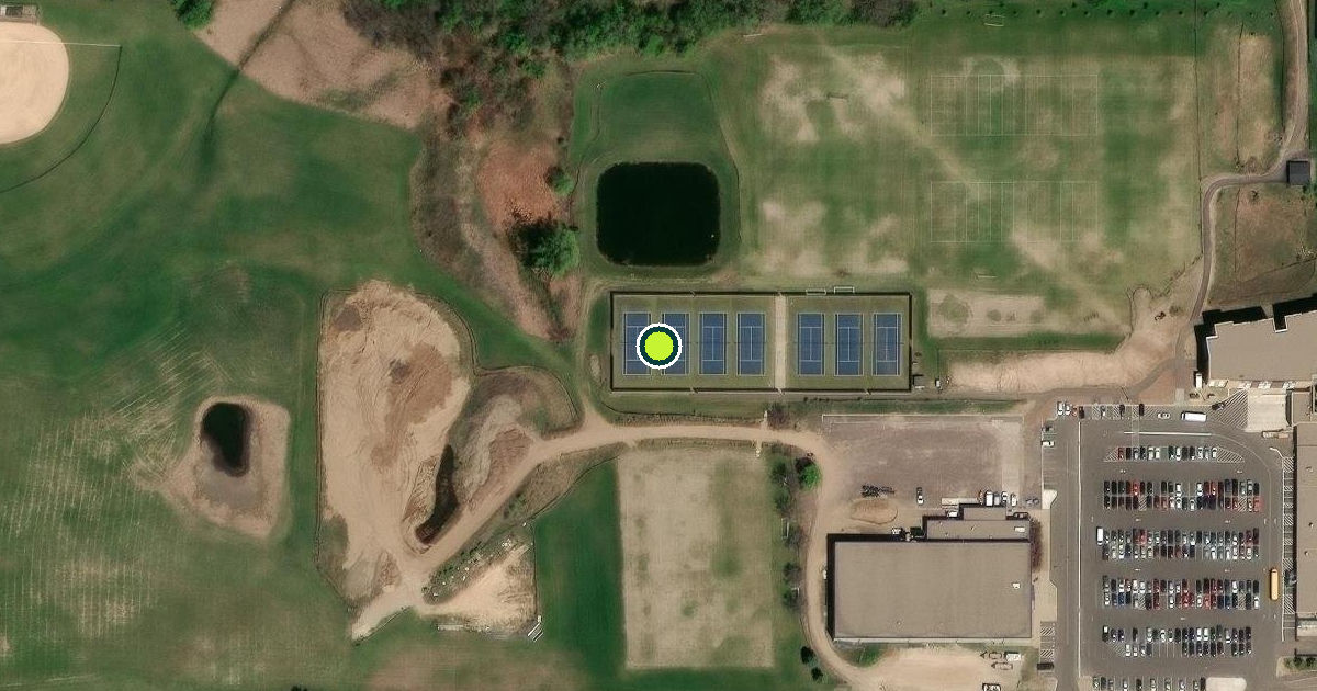 Satellite view of Oakdale Pickleball Courts