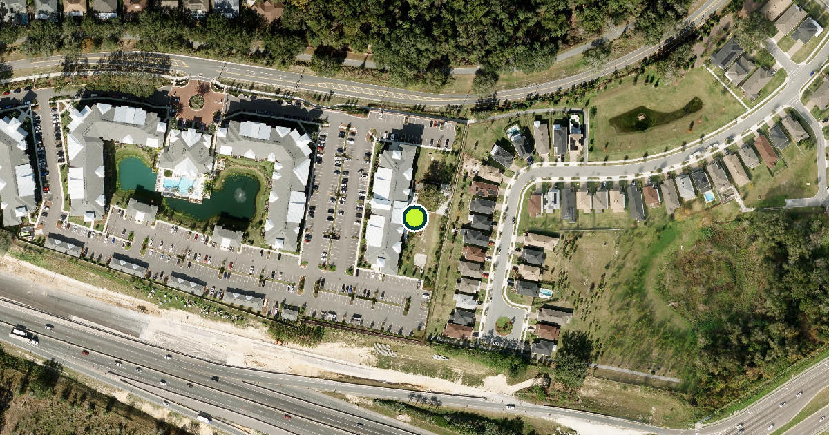 Satellite view of Oakland Pickleball Courts