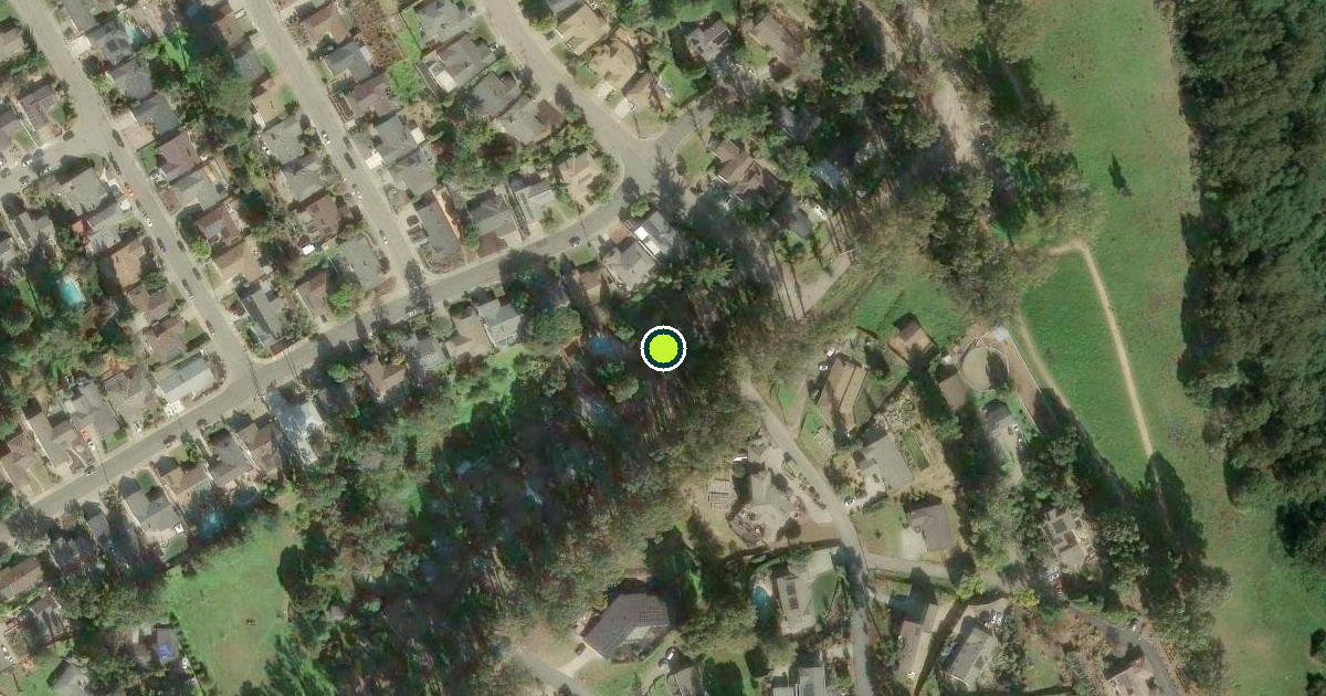 Satellite view of Oakland Pickleball Courts
