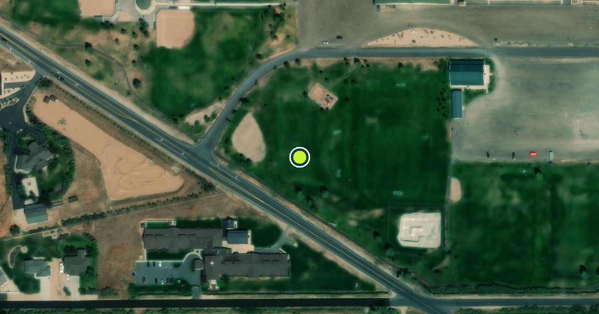 Satellite view of Oakley Pickleball Courts