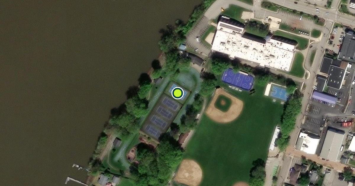 Satellite view of Oakmont Pickleball Courts