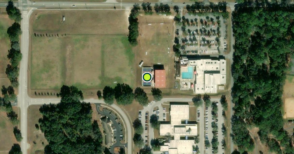 Satellite view of Ocala Pickleball Courts