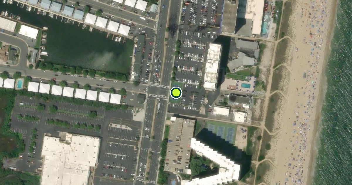 Satellite view of Ocean City Pickleball Courts