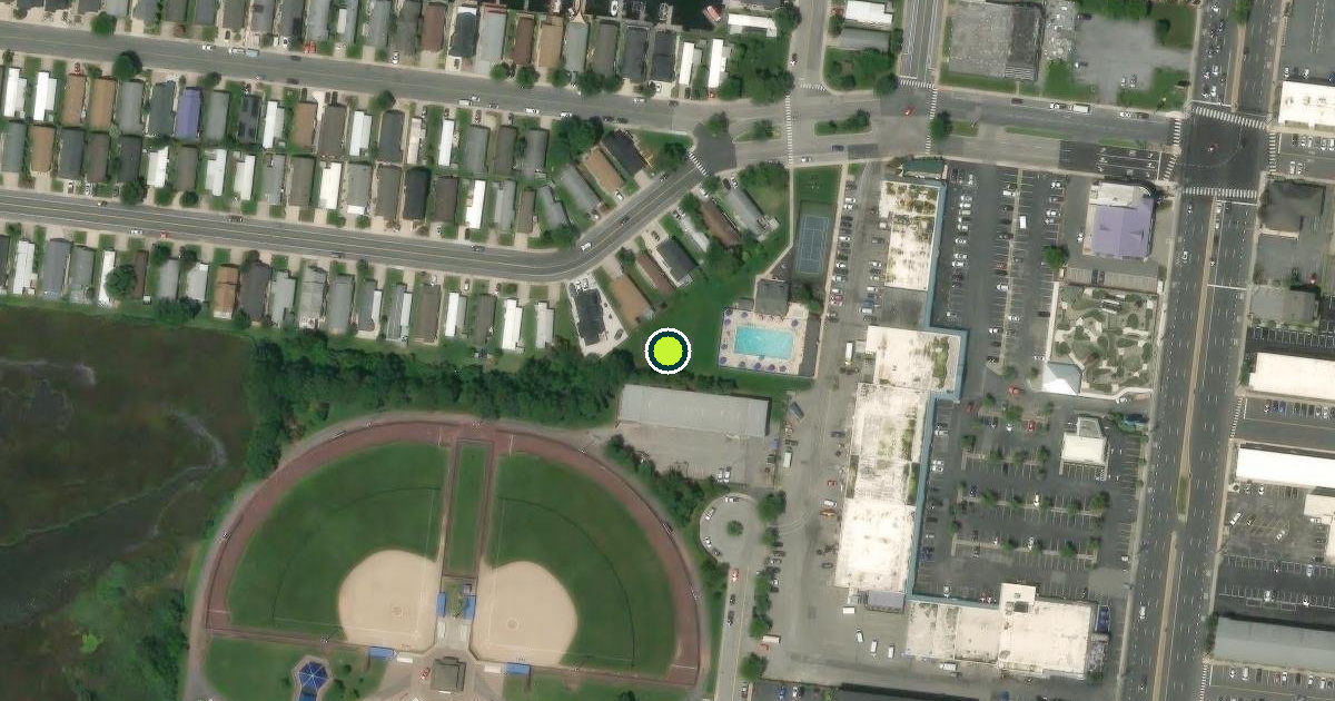 Satellite view of Ocean City Pickleball Courts