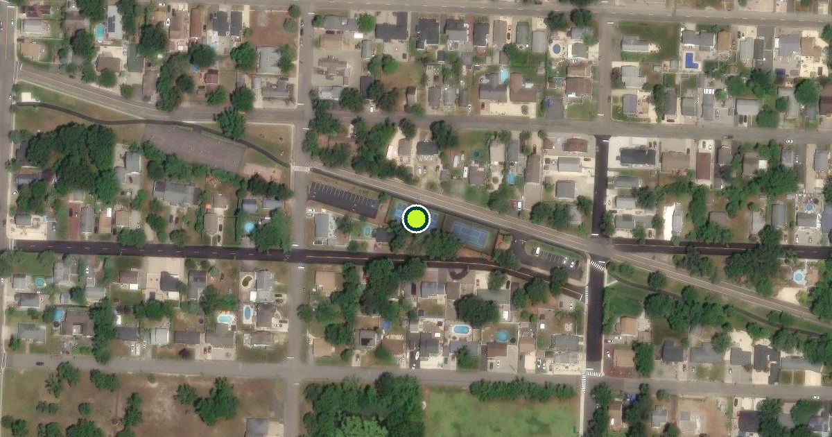 Satellite view of Ocean Gate Pickleball Courts