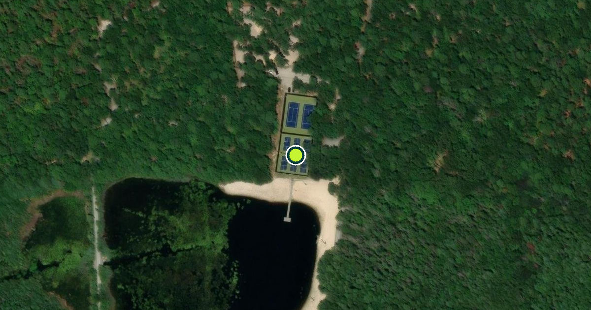 Satellite view of Ocean Township Pickleball Courts