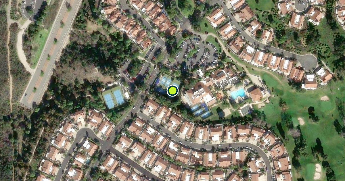 Satellite view of Oceanside Pickleball Courts