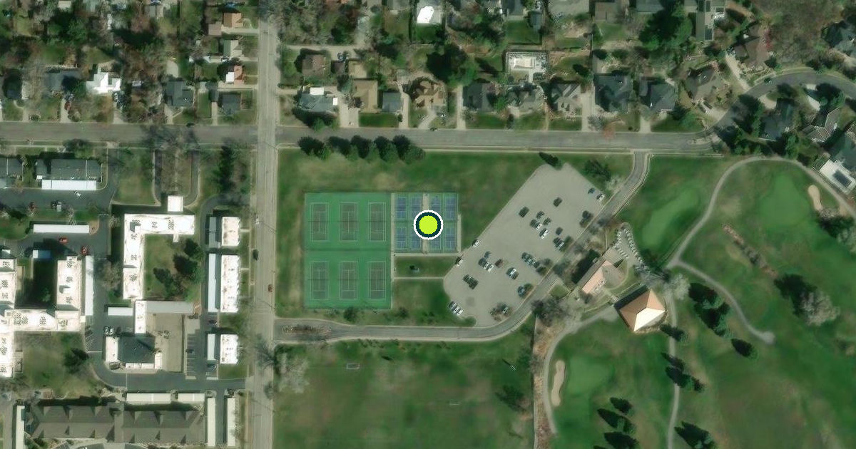 Satellite view of Ogden Pickleball Courts