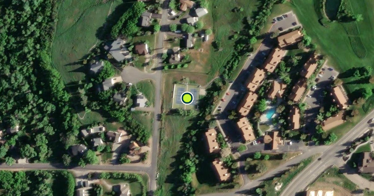 Satellite view of Ogden Valley Pickleball Courts