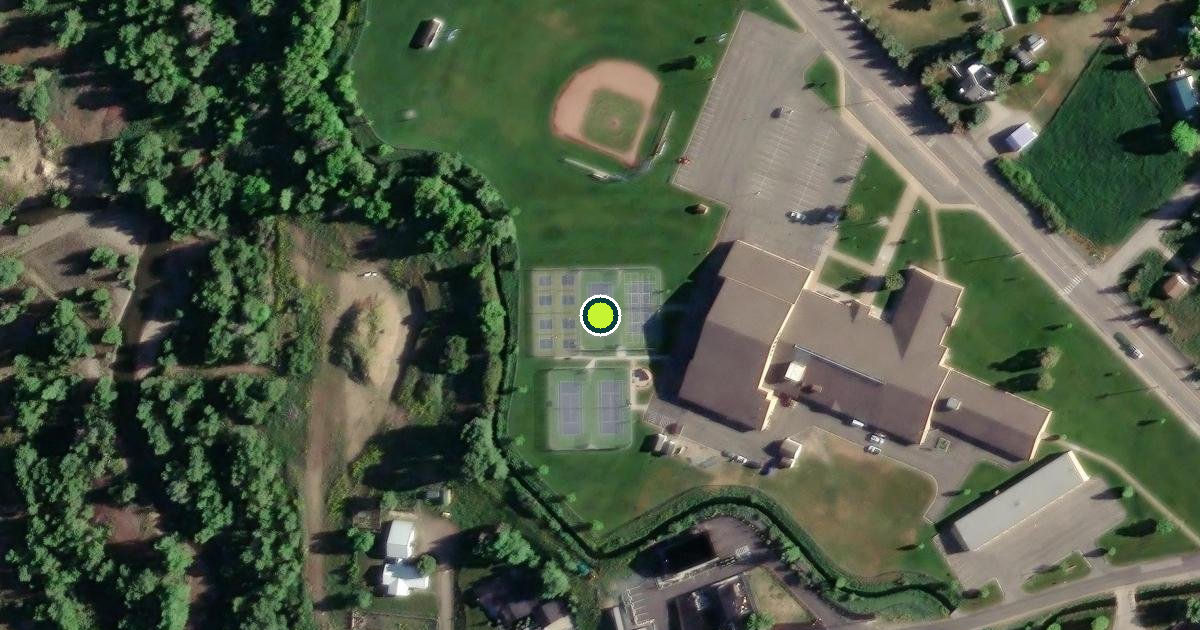 Satellite view of Ogden Valley Pickleball Courts