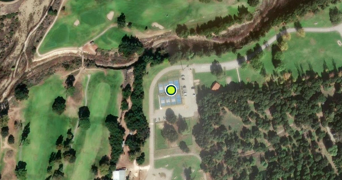 Satellite view of Ojai Pickleball Courts