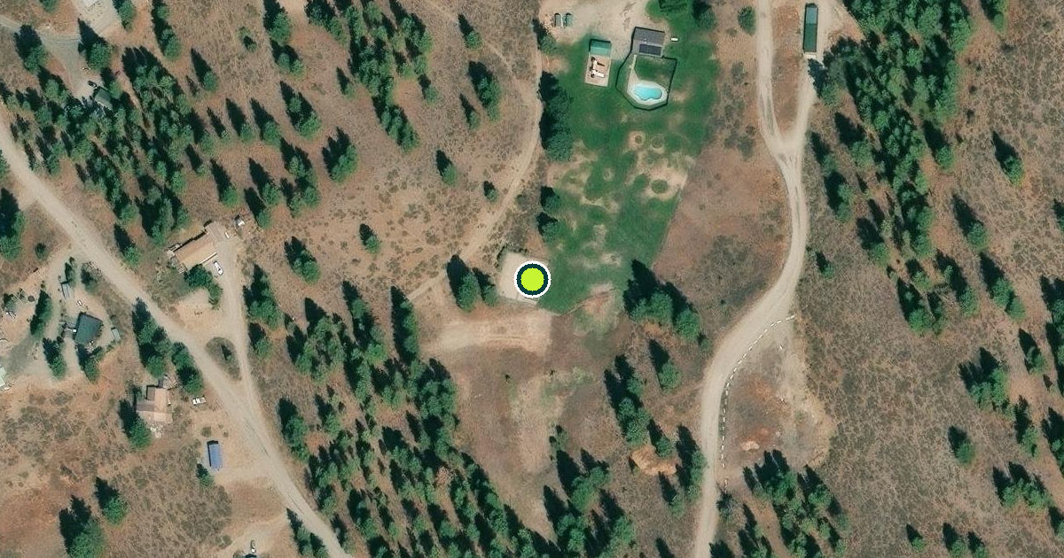 Satellite view of Okanogan County Pickleball Courts