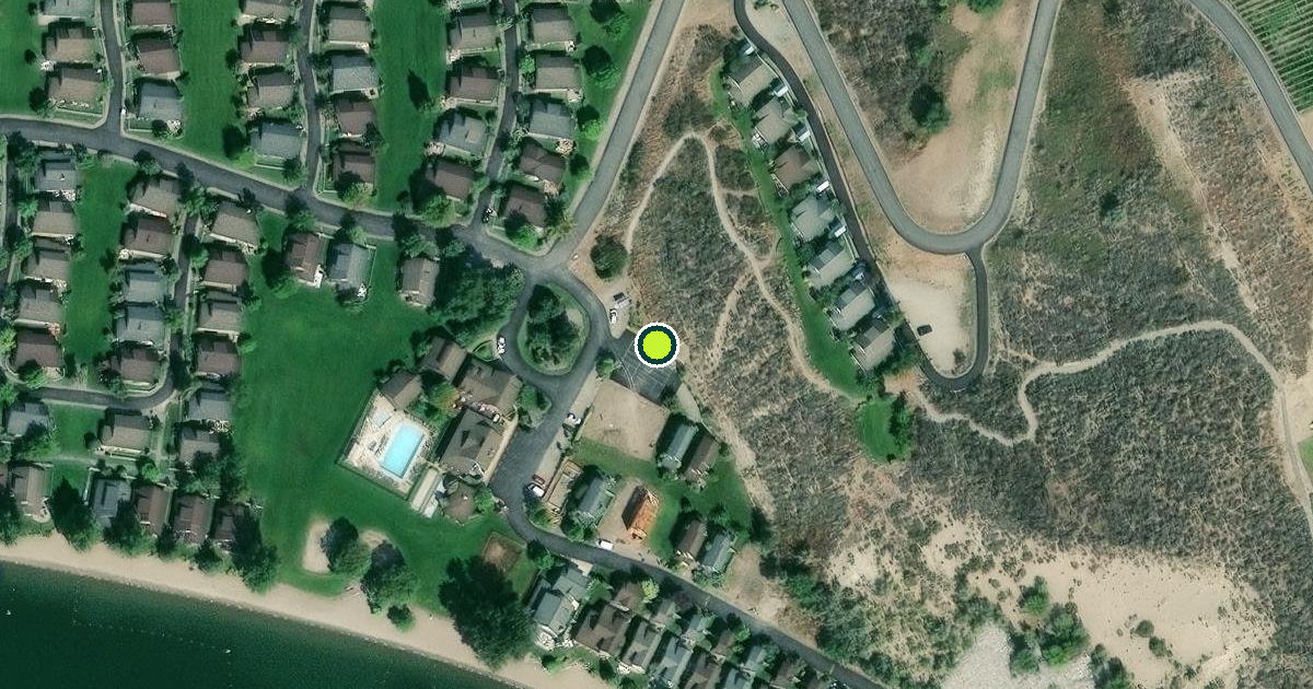 Satellite view of Okanogan County Pickleball Courts