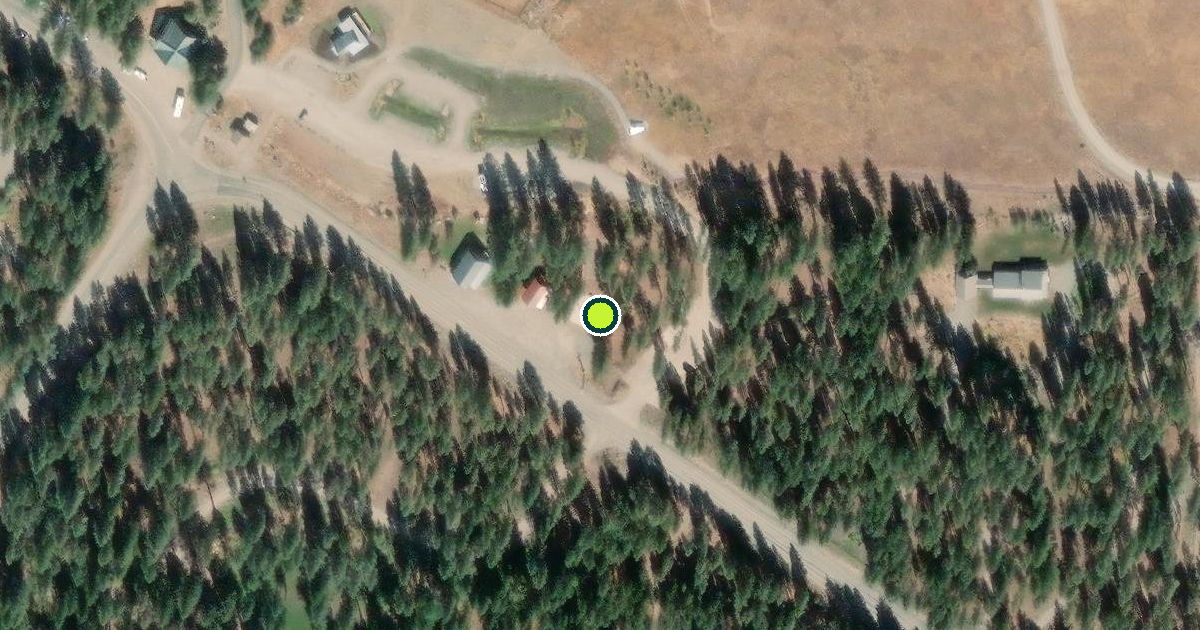 Satellite view of Okanogan County Pickleball Courts