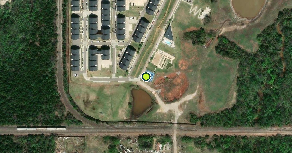 Satellite view of Oklahoma City Pickleball Courts