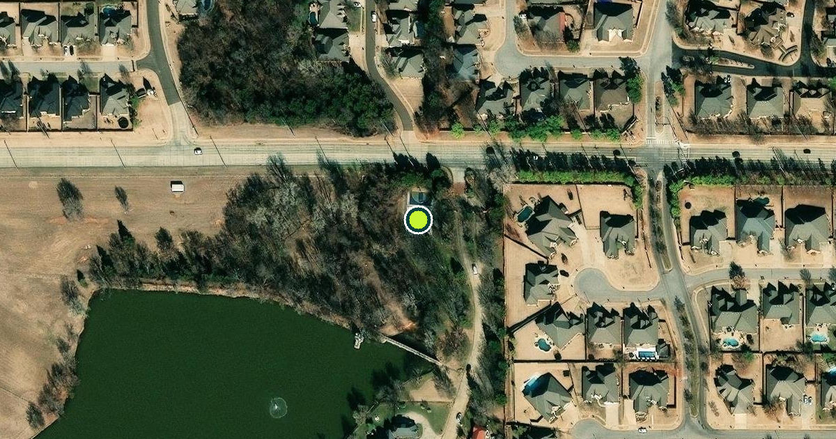 Satellite view of Oklahoma City Pickleball Courts