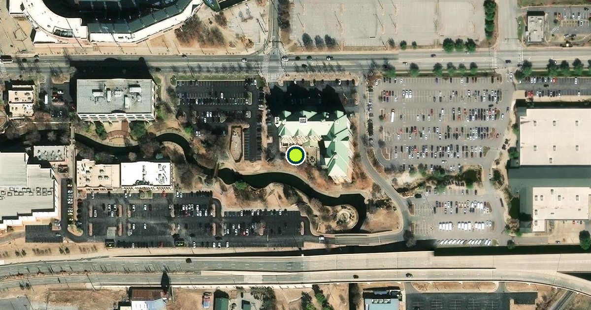 Satellite view of Oklahoma City Pickleball Courts
