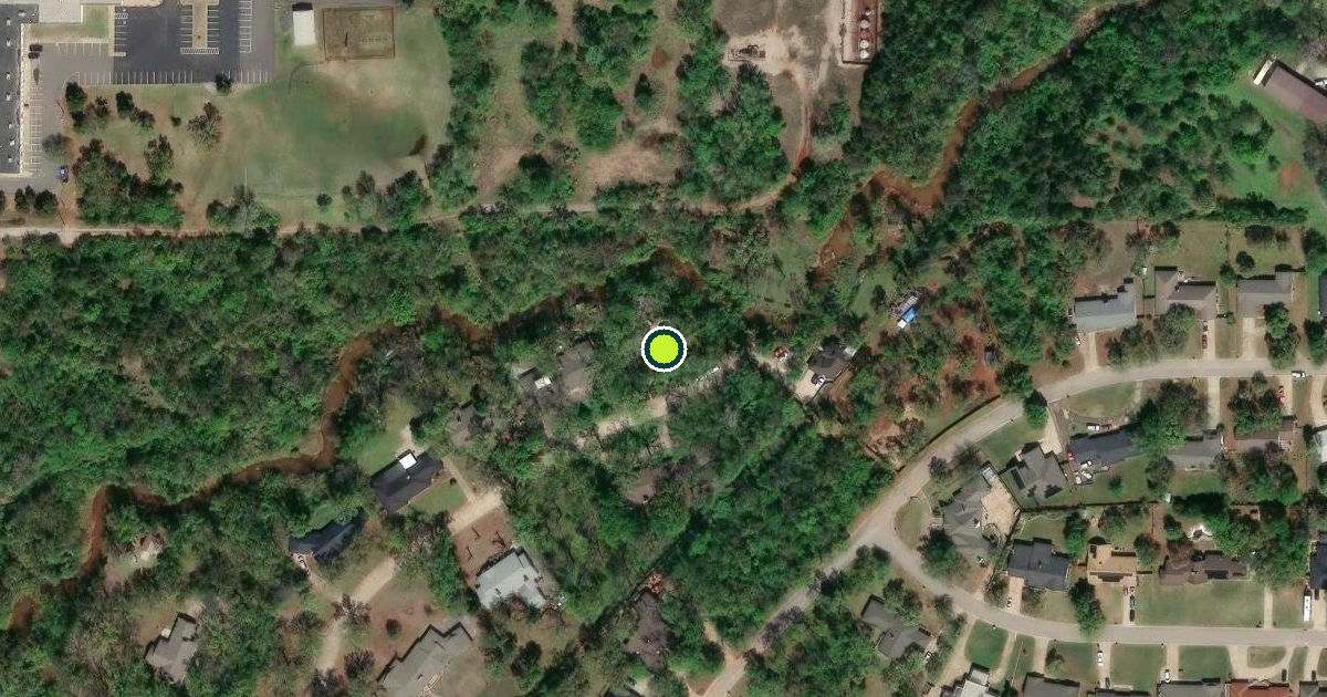 Satellite view of Oklahoma City Pickleball Courts