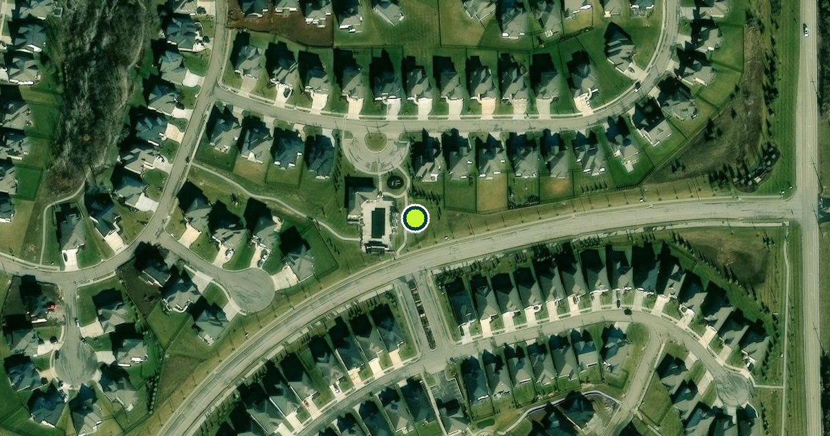 Satellite view of Olathe Pickleball Courts
