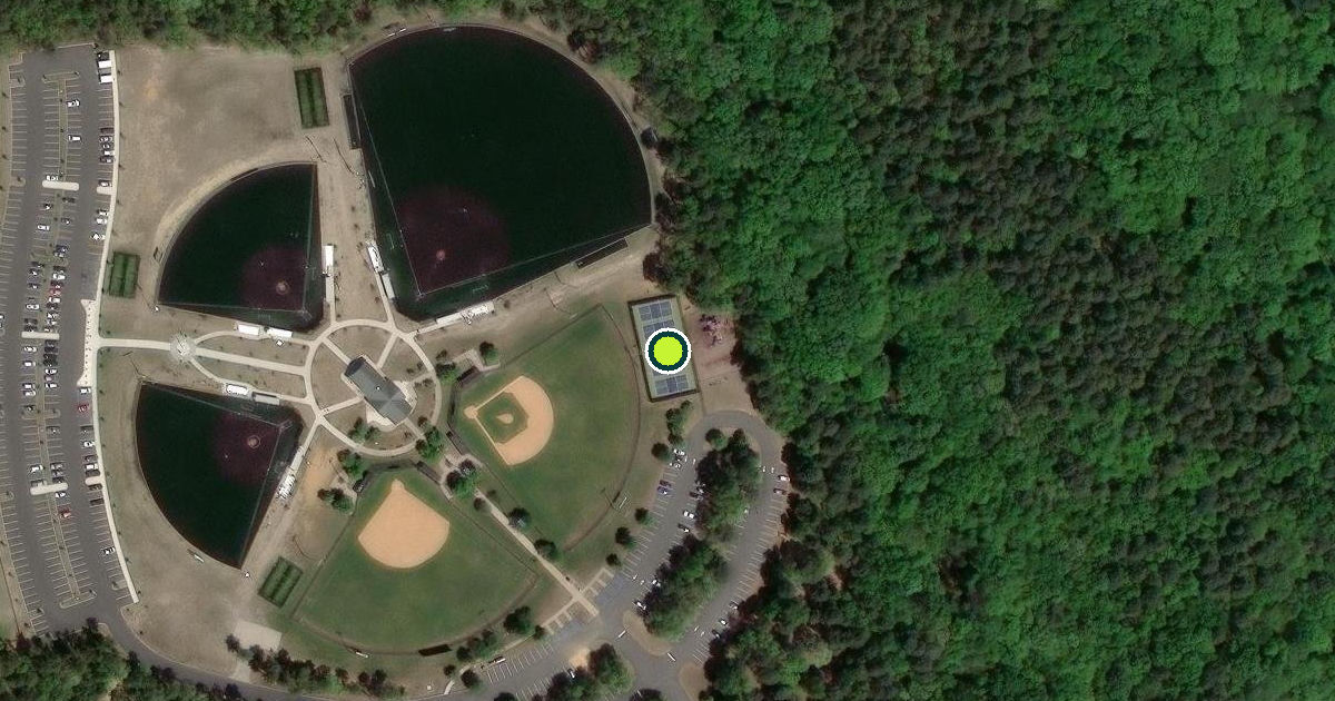 Satellite view of Old Bridge Township Pickleball Courts