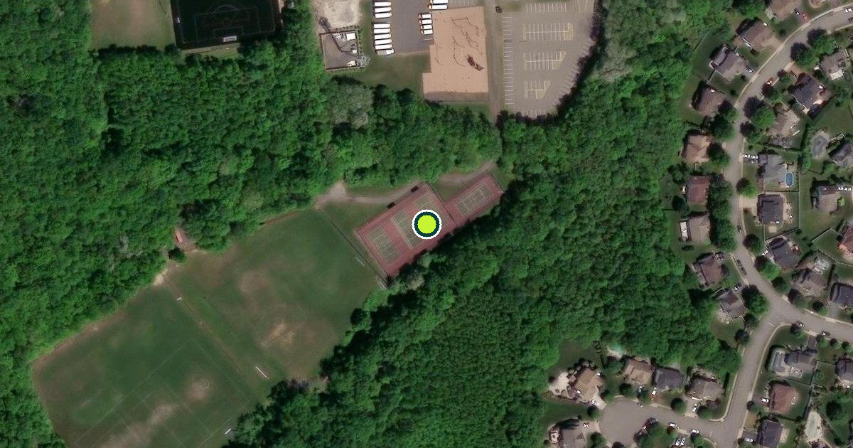 Satellite view of Old Bridge Township Pickleball Courts