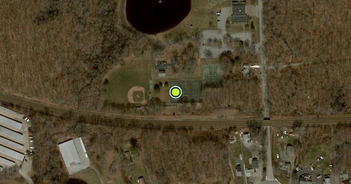 Satellite view of Old Lyme Pickleball Courts