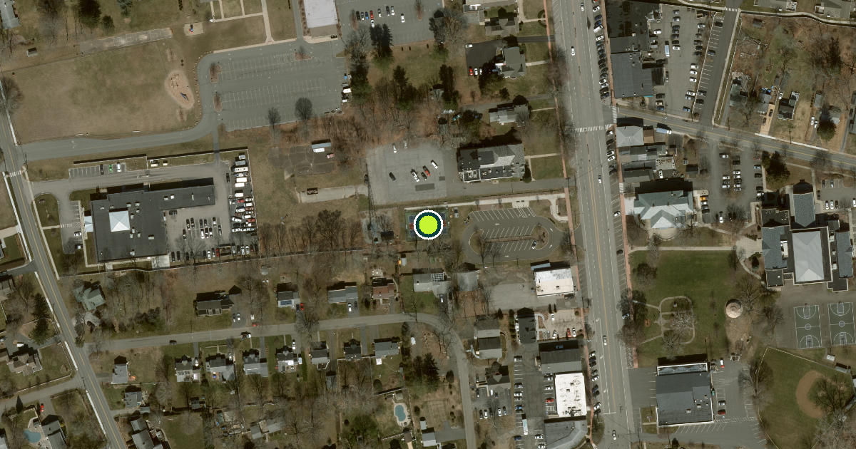 Satellite view of Old Saybrook Pickleball Courts