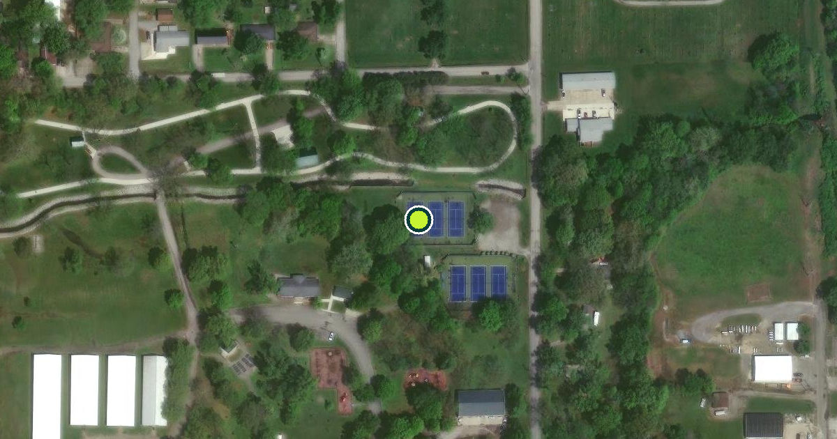 Satellite view of Olney Pickleball Courts