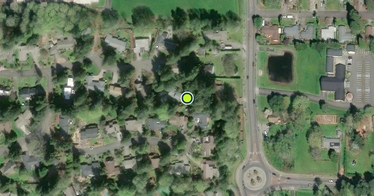 Satellite view of Olympia Pickleball Courts