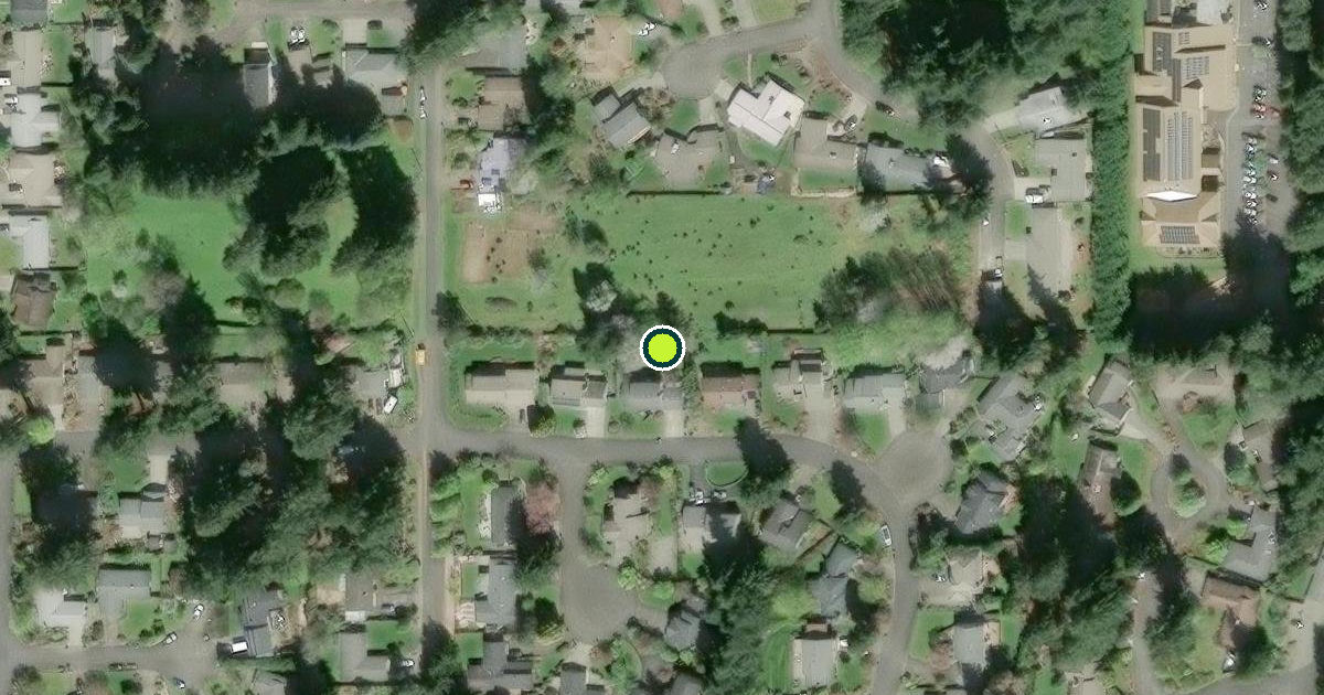 Satellite view of Olympia Pickleball Courts