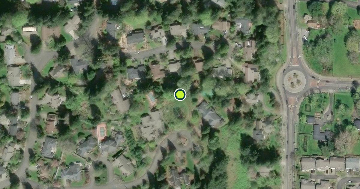 Satellite view of Olympia Pickleball Courts