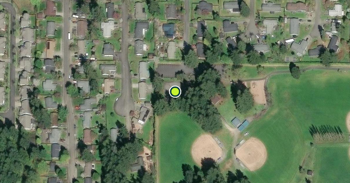 Satellite view of Olympia Pickleball Courts