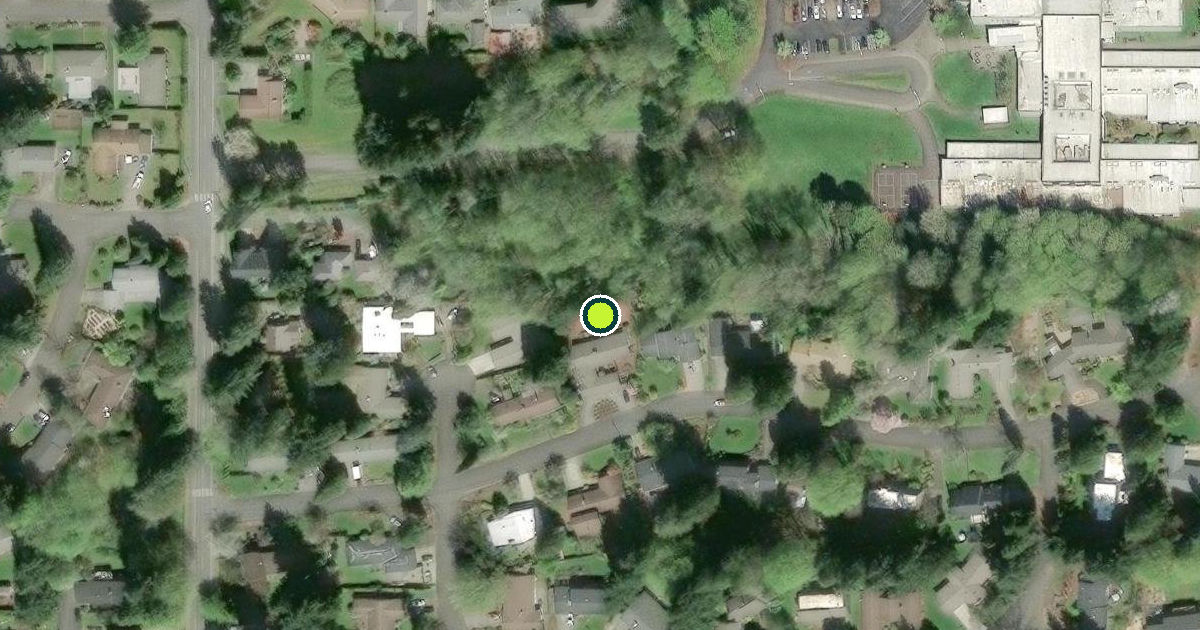 Satellite view of Olympia Pickleball Courts