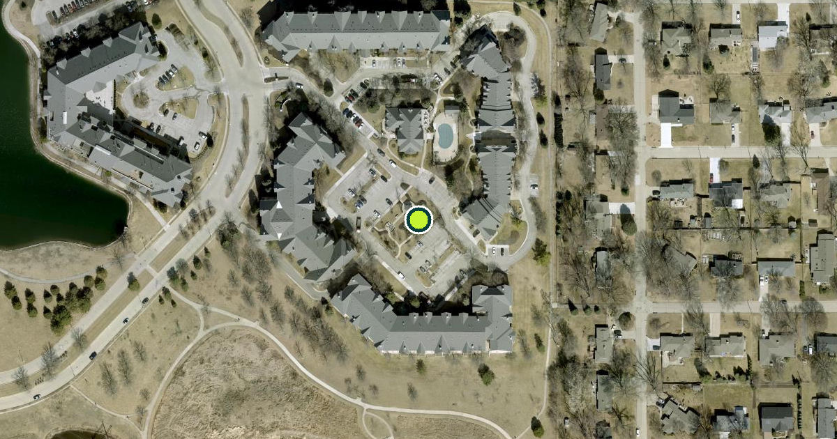 Satellite view of Omaha Pickleball Courts