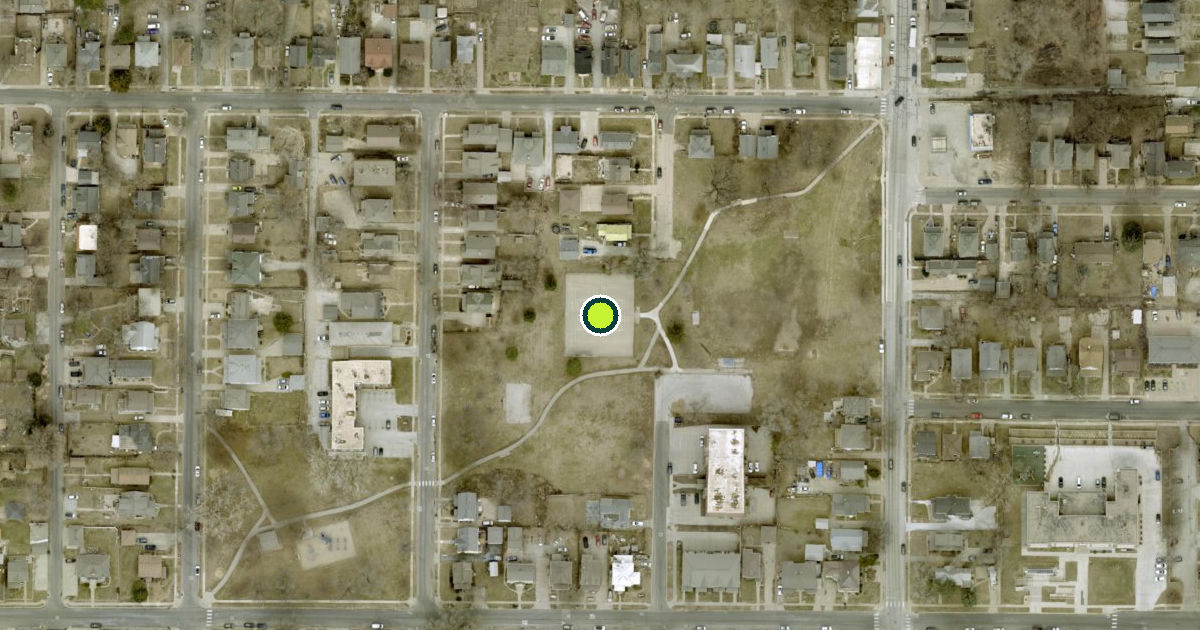 Satellite view of Omaha Pickleball Courts