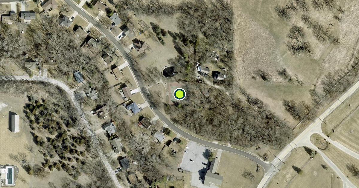 Satellite view of Omaha Pickleball Courts