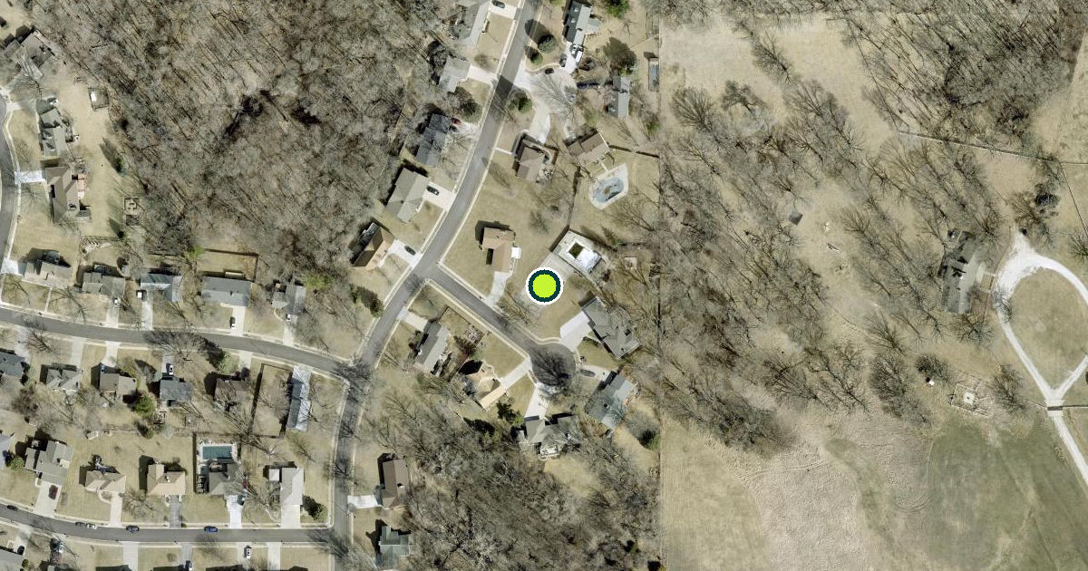 Satellite view of Omaha Pickleball Courts