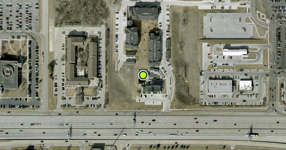 Satellite view of Omaha Pickleball Courts