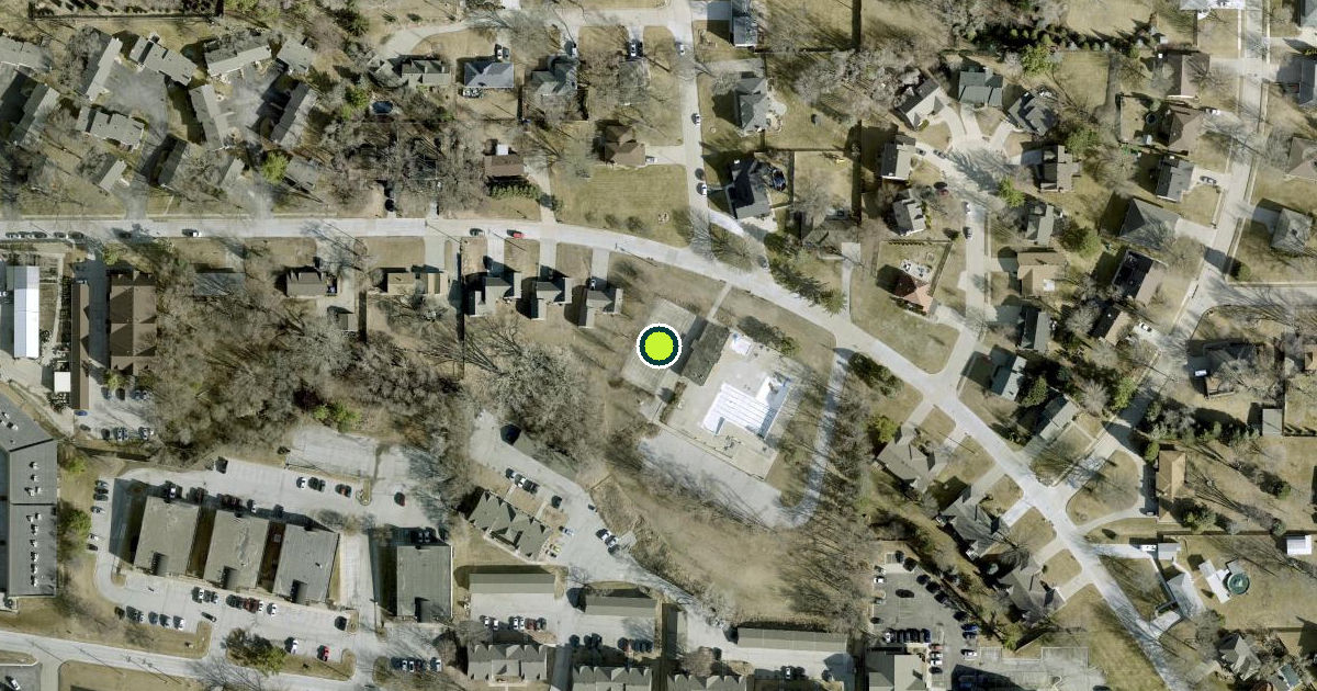 Satellite view of Omaha Pickleball Courts