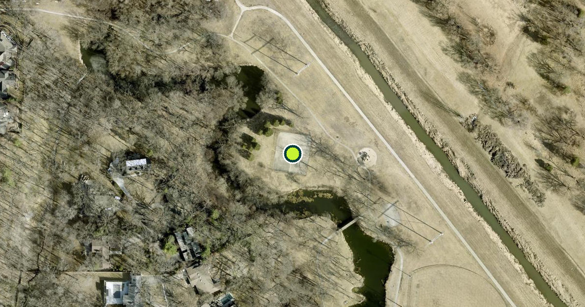 Satellite view of Omaha Pickleball Courts