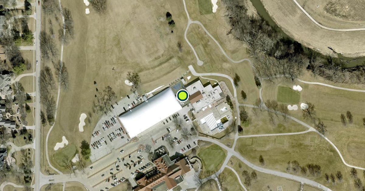 Satellite view of Omaha Pickleball Courts
