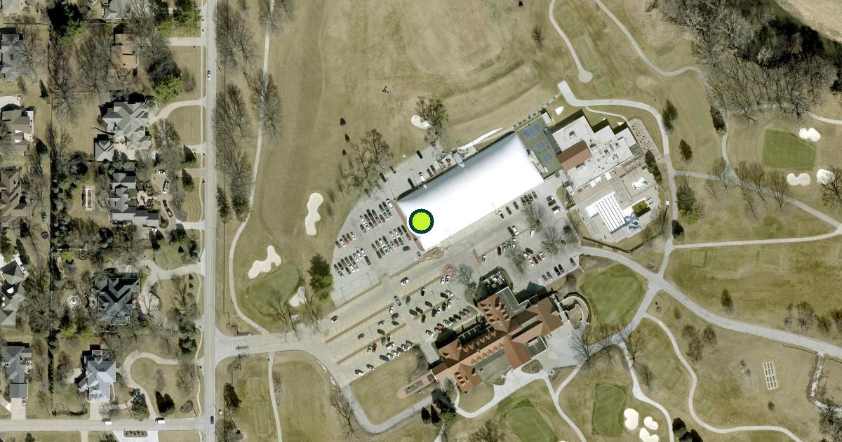 Satellite view of Omaha Pickleball Courts