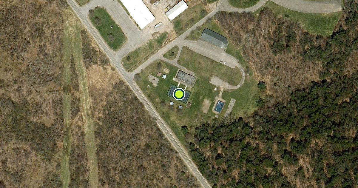 Satellite view of Oneida County Pickleball Courts