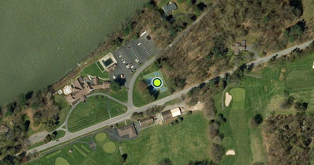 Satellite view of Oneida County Pickleball Courts